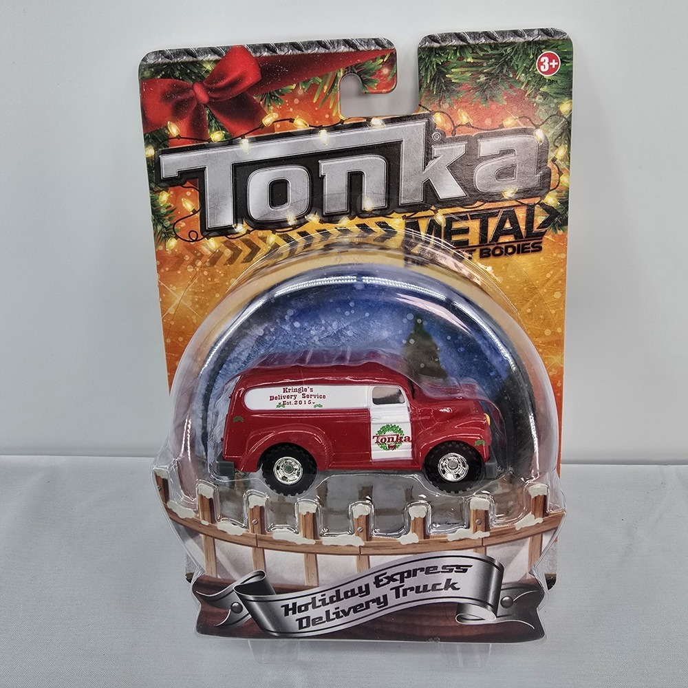 TONKA‎ METAL DIECAST BODIES 2015 HASBRO HOLIDAY EXPRESS DELIVERY TRUCK BRAND NEW